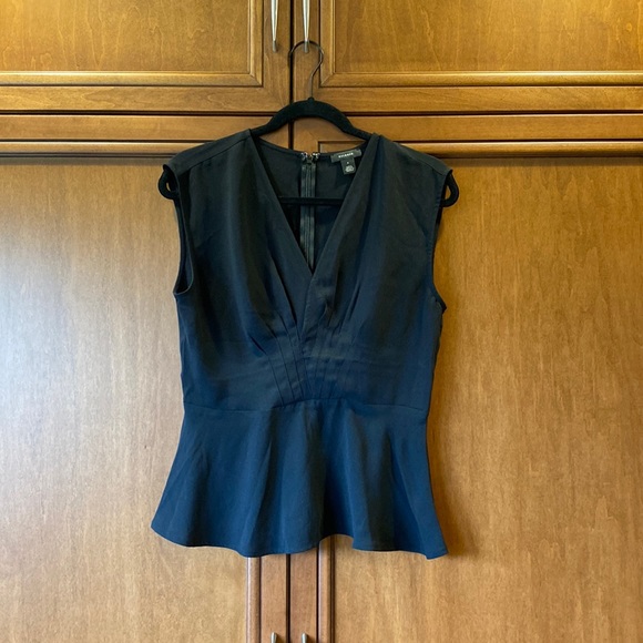 Halogen Surplice sleeveless peplum blouse - Picture 2 of 6